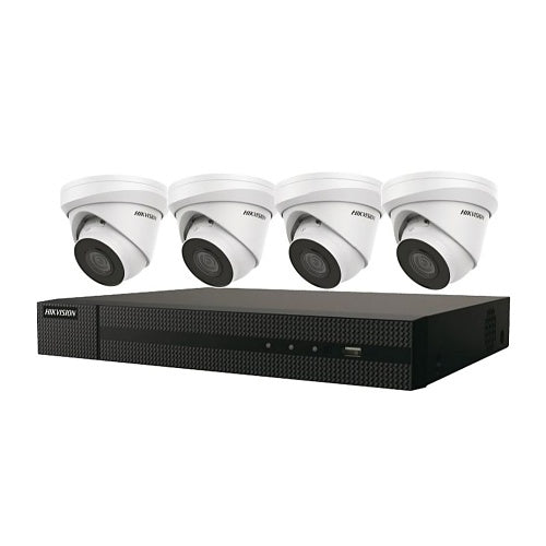 Security Camera Kit (1) NVR (4) 4MP Cameras